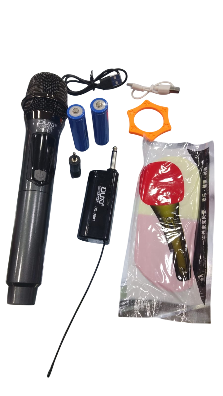 🎤 MICRÓFONO INALÁMBRICO RECARGABLE DX-U801