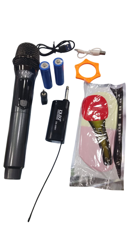 🎤 MICRÓFONO INALÁMBRICO RECARGABLE DX-U801