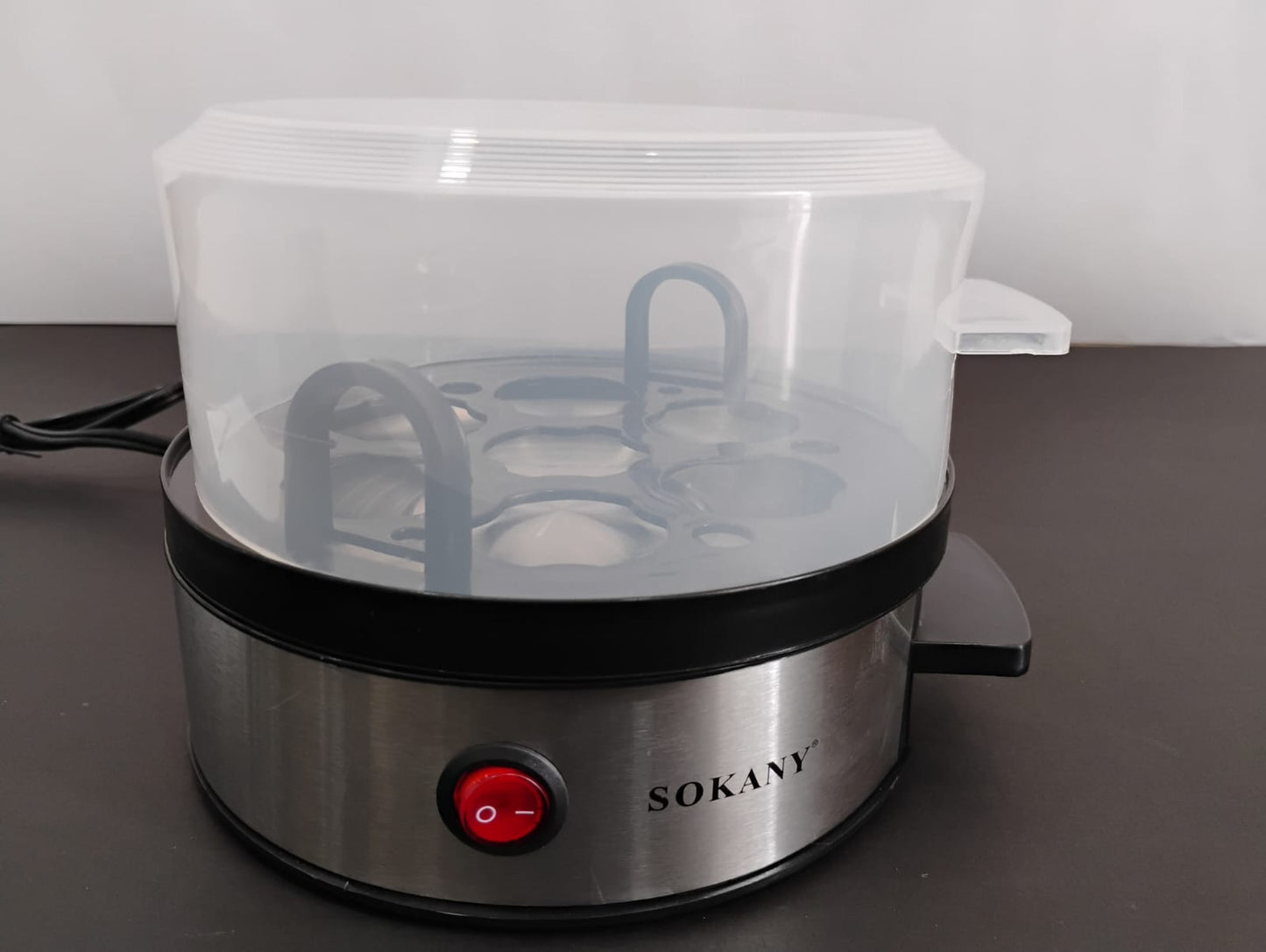 🔥 HERVIDOR ELÉCTRICO DE HUEVOS SOKANY DE 360W – CON INDICADOR DE AGUA Y APAGADO AUTOMÁTICO