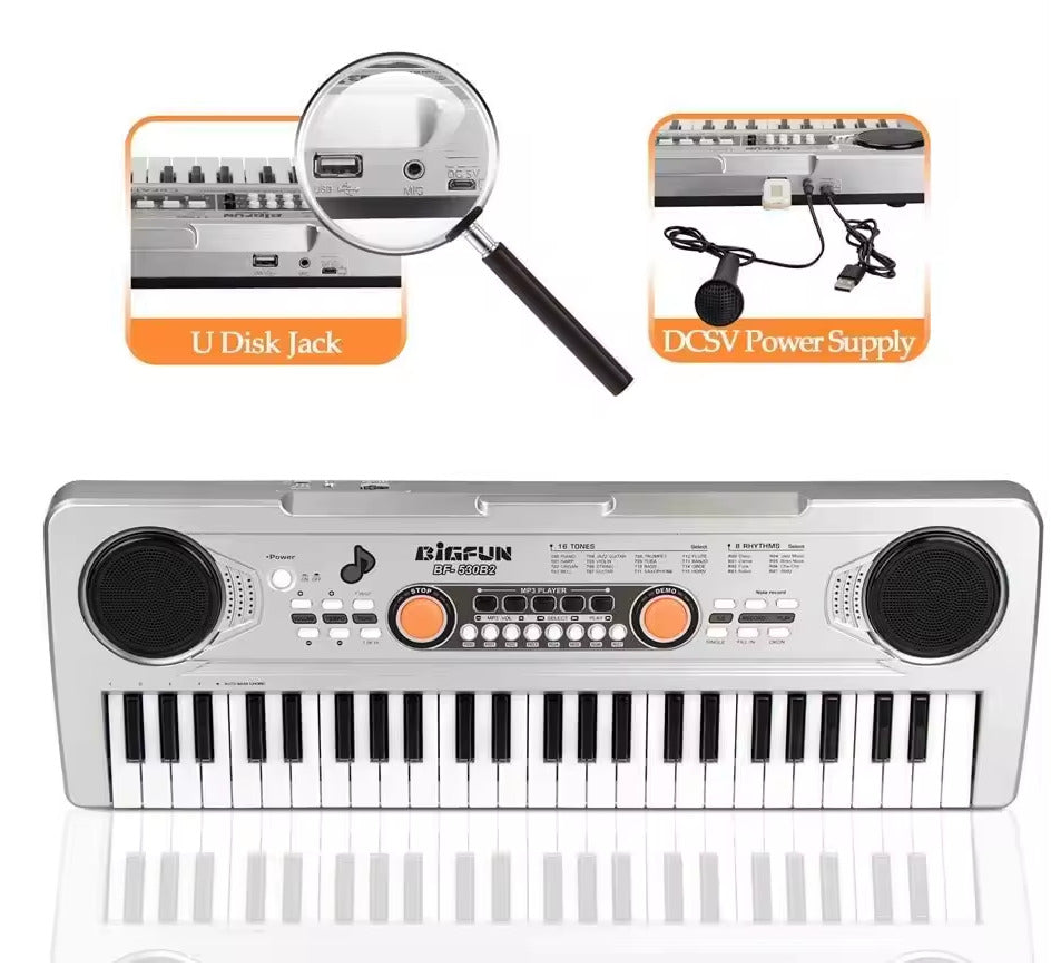 🎹 ORGANETA / TECLADO / PIANO ELECTRÓNICO DE 49 TECLAS