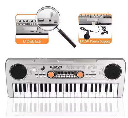 🎹 ORGANETA / TECLADO / PIANO ELECTRÓNICO DE 49 TECLAS