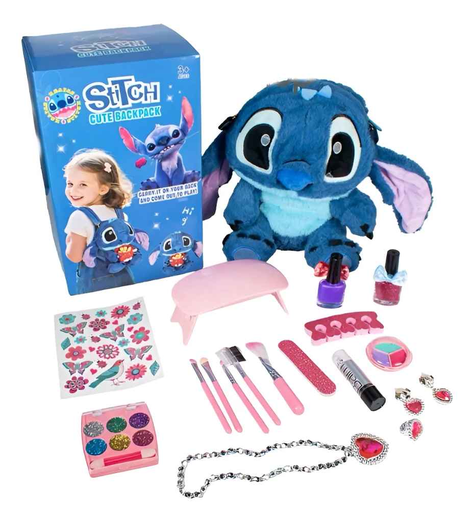 COMBO DE BELLEZA CON BOLSO STITCH 💄✨