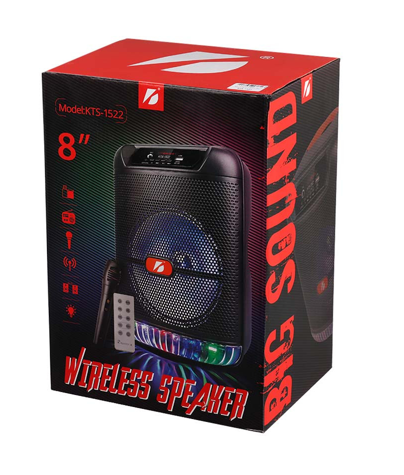 🟢 Cabina Parlante 8” + Micrófono + Control Remoto🎤Potente