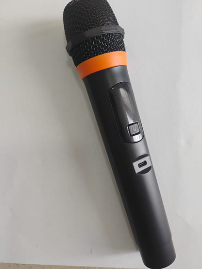 🔊 PARLANTE PORTÁTIL 12” CON MICRÓFONO INALÁMBRICO RECARGABLE + CONTROL+  LUCES LED