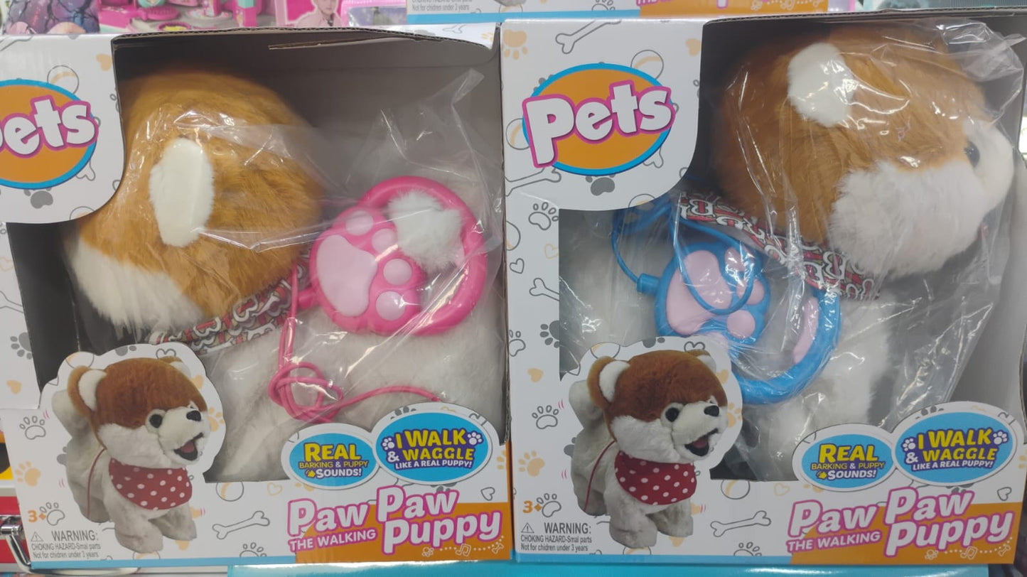 🐶 PERRO PELUCHE INTERACTIVO CON CORREA – ¡CAMINA, HACE SONIDOS Y MUEVE LA COLITA!