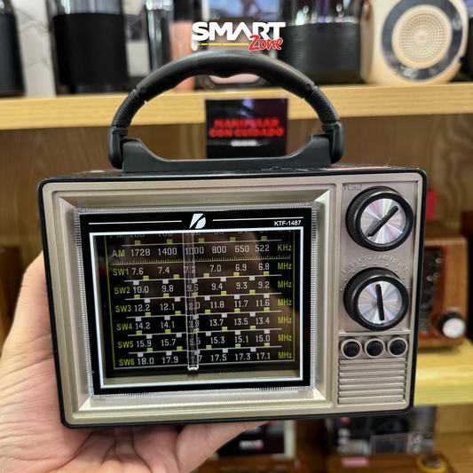 📻 RADIO PARLANTE VINTAGE MULTIFUNCIÓN TIPO TV 📼 KTF-1487 💰 $74.900