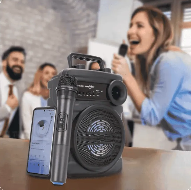 🧨 Cabina Parlante 6.5" + Micrófono Inalámbrico | 10W de Potencia | $85.000 GTS-2065