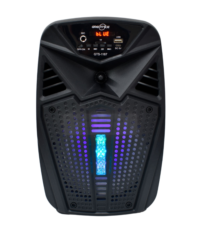 🔊 PARLANTE CABINA GTS-1187 CON MICRÓFONO Y CONTROL 🎤🎶 | 10W - 6.5" | 💲95.000