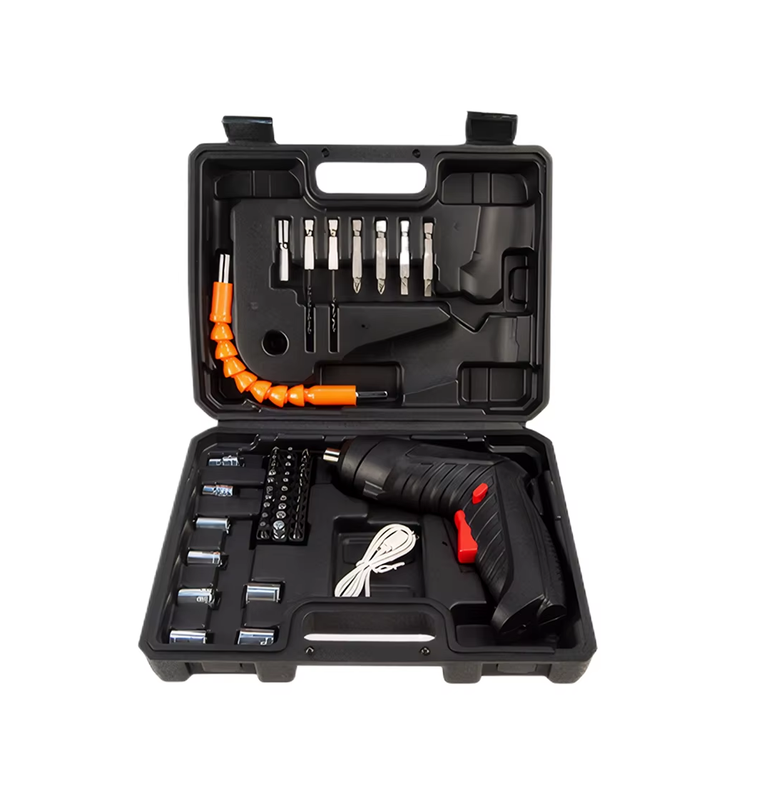 🛠️ DESTORNILLADOR RECARGABLE CON ACCESORIOS Y ESTUCHE 🔧
