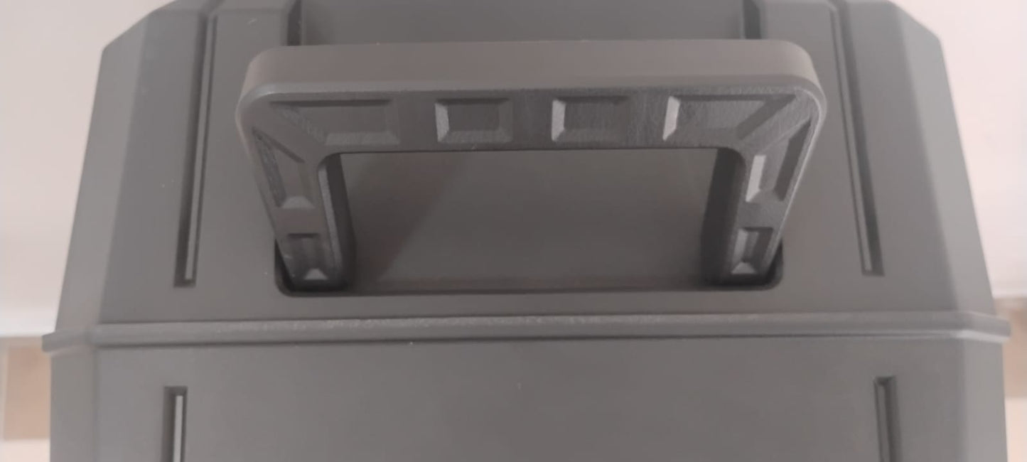 🔊 PARLANTE PORTÁTIL 12” CON MICRÓFONO INALÁMBRICO RECARGABLE + CONTROL+  LUCES LED