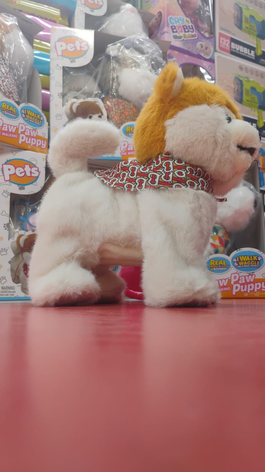 🐶 PERRO PELUCHE INTERACTIVO CON CORREA – ¡CAMINA, HACE SONIDOS Y MUEVE LA COLITA!