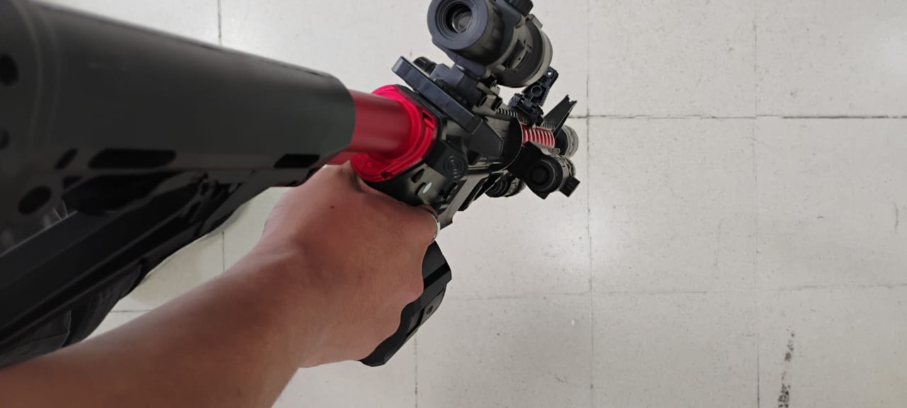 👉JUGUETE RIFLE ELÉCTRICO DE HIDROGEL 💨 CON LUZ Y HUMO 🔫