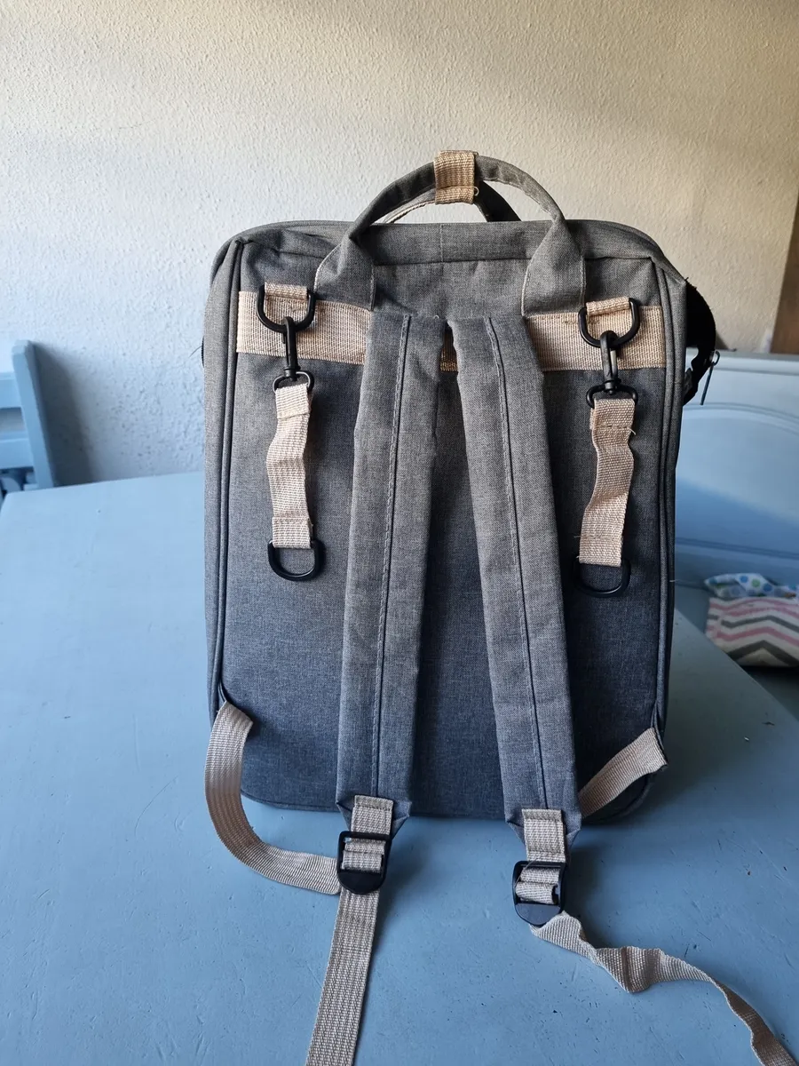 🍼 Pañalera 3 en 1 con Cuna Portátil