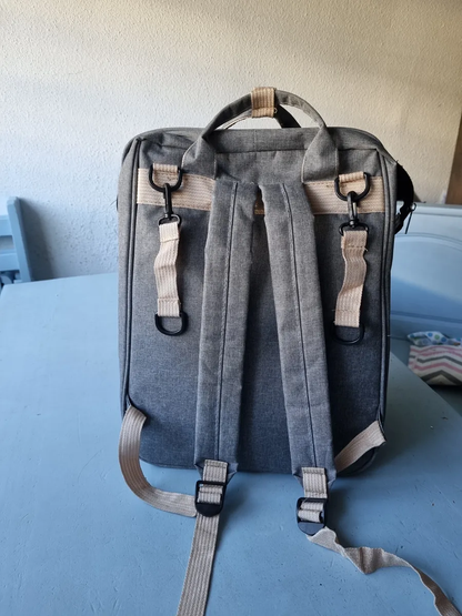 🍼 Pañalera 3 en 1 con Cuna Portátil