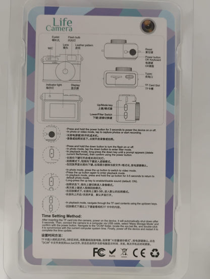 🛍️ MINI CÁMARA DIGITAL RECARGABLE – 1080P – ULTRA COMPACTA (4cm x 2cm)