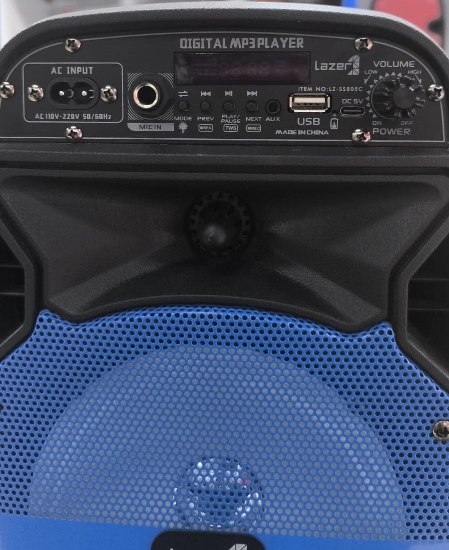 🔊 Cabina Parlante 6.5" Potente + Micrófono + Control Remoto LZ-S805C