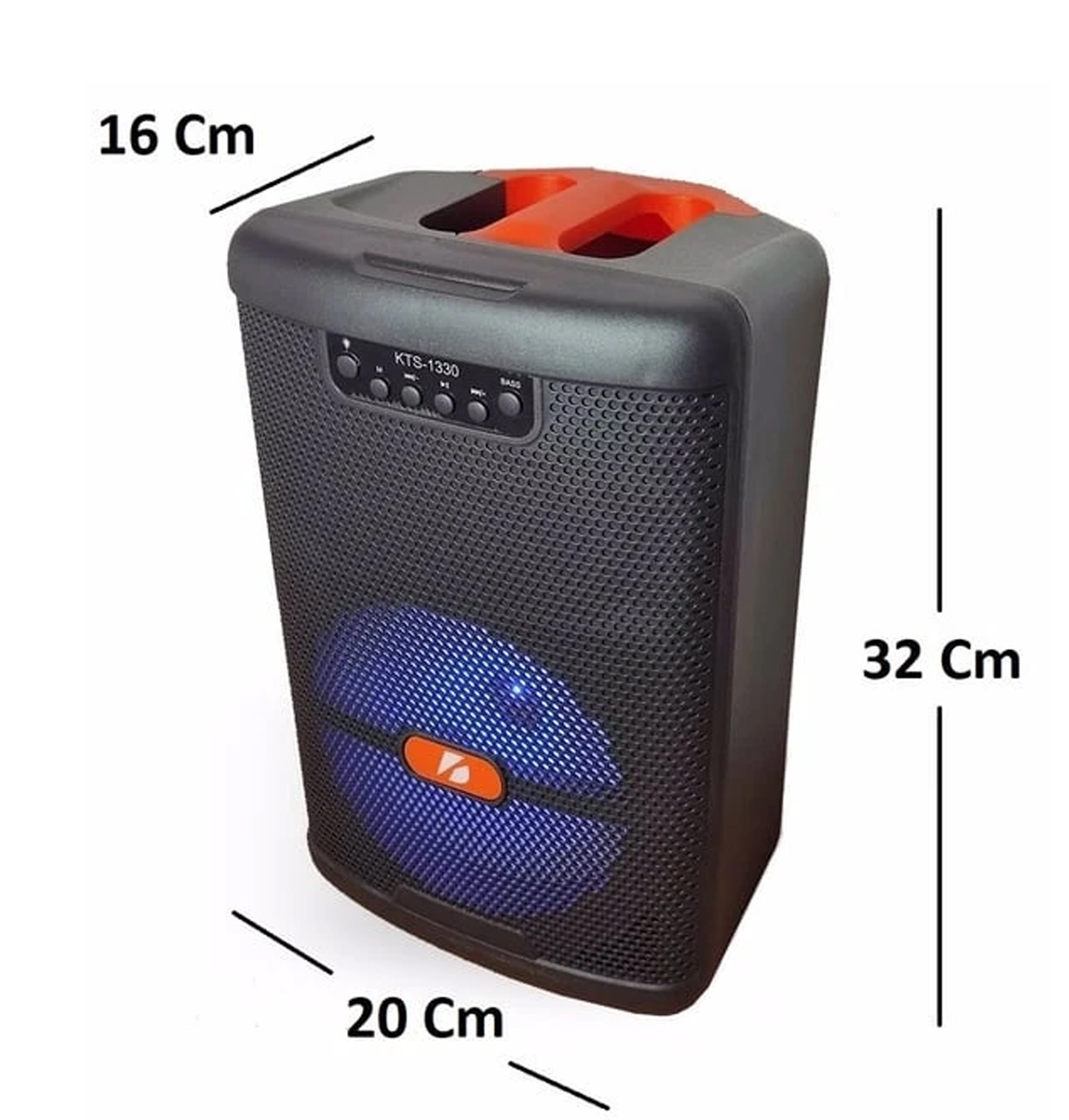 🟣 Cabina Parlante Bluetooth KTS-1330 con Micrófono Inalámbrico –20W, 6.5 Pulgadas 🔊🎤