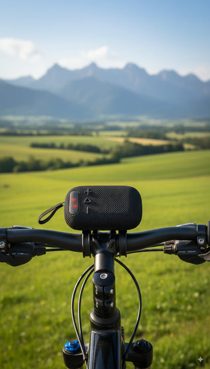 🔊 Parlante Bluetooth para bicicleta o moto con pantalla, resistente al agua🚴‍♂️🏍️