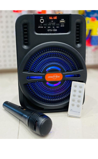 🎶 CABINA DE SONIDO DE 6.5” 🎤 CON MICRÓFONO + CONTROL REMOTO