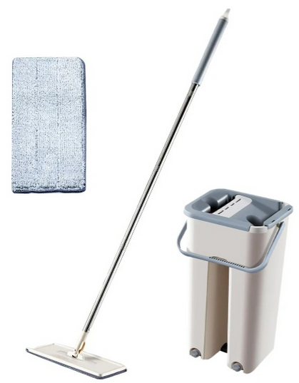 🧼✨ TRAPERO PLANO ARMABLE CON BALDE ESCURRIDOR