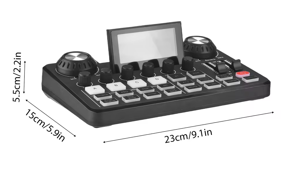 🧨🎙️🎧 Tarjeta de Sonido Profesional LIVE F668 🎛️🔊 con Pantalla Digital | Para Streaming, Karaoke y Grabación | $250.000 🚚 Envío GRATIS | Contraentrega