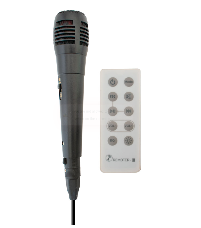 🔊 PARLANTE CABINA GTS-1187 CON MICRÓFONO Y CONTROL 🎤🎶 | 10W - 6.5" | 💲95.000