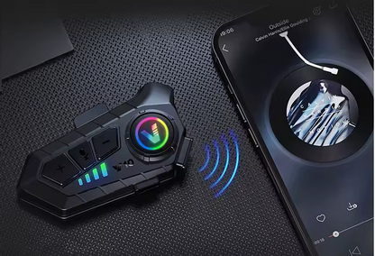 Auriculares Bluetooth Para Casco de Moto Y10 – ¡Con Comando de Voz y Resistencia al Agua