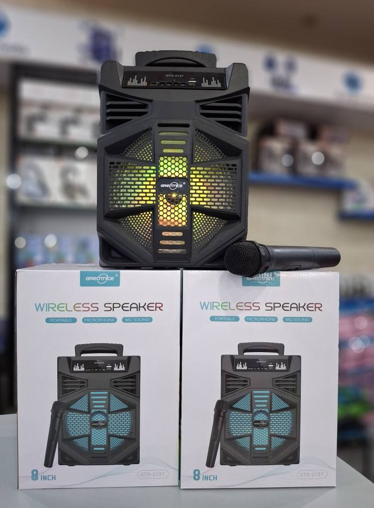 🎉 Parlante Cabina 8” + Micrófono Inalámbrico – ¡Potencia Total! 🎤🔊