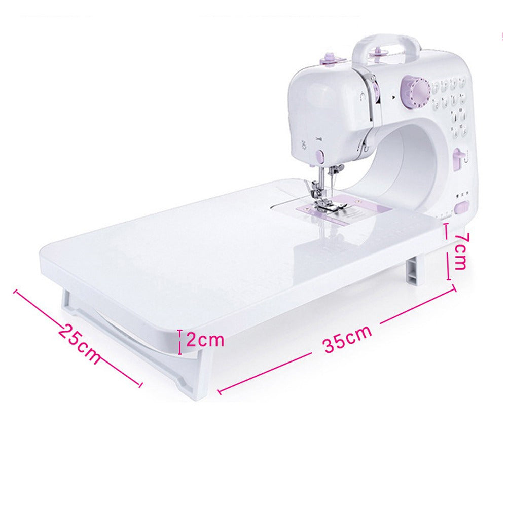 🧵 MINI MÁQUINA DE COSER PORTÁTIL CON MESA