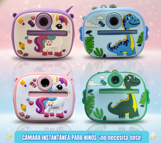 🎁 CÁMARA INSTANTÁNEA INFANTIL – ¡Imprime sus recuerdos al instante!