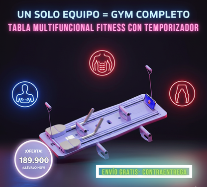 🏋️♀️ TABLA MULTIFUNCIONAL PORTÁTIL FITNES