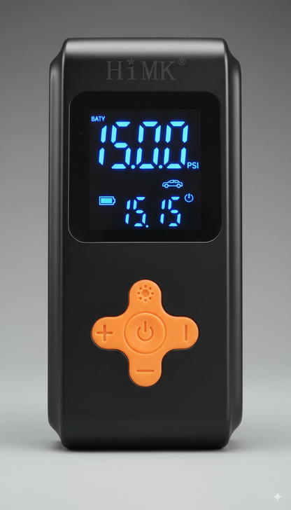 Mini Compresor de Aire Portátil Recargable con linterna y medidor