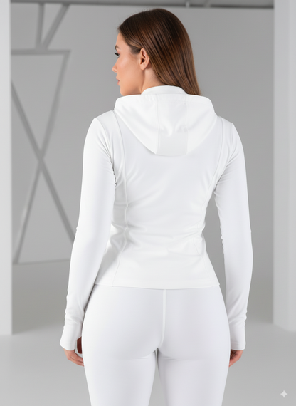 CHAQUETA DEPORTIVA PREMIUM EN NYLON – CON CAPOTA