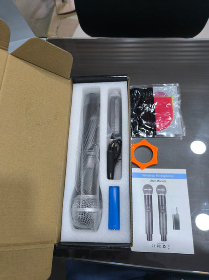 🎤 Micrófonos Inalámbricos Recargables Profesionales UHF 🔋