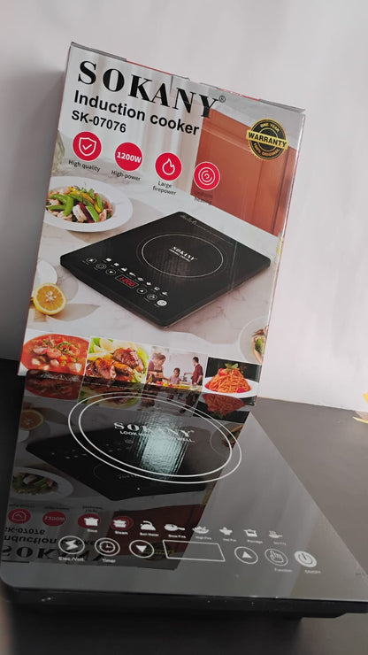 🔥 ESTUFA DE INDUCCIÓN ELÉCTRICA SOKANY SK-07076 ⚡