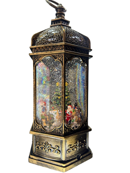 ✨ FAROLES NAVIDEÑOS CON LUZ, SONIDO Y NIEVE MÁGICA – EDICIÓN PREMIUM 2025 🎅