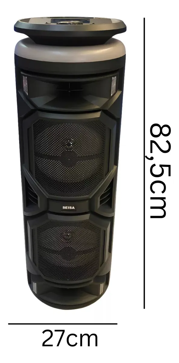 🔊 CABINA RECARGABLE SEISA YX-H8269 CON MICRÓFONO INALÁMBRICO Y CONTROL