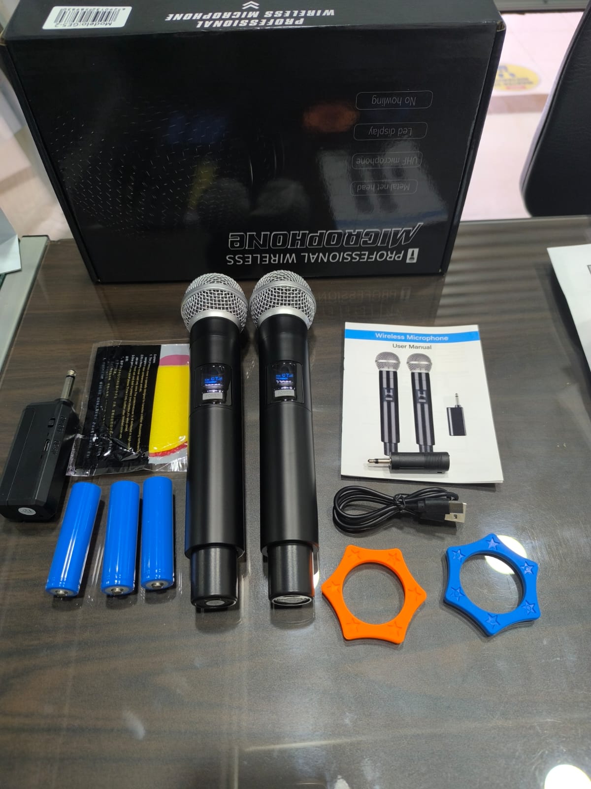 🎤 Micrófonos Inalámbricos Recargables Profesionales UHF 🔋