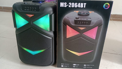 🎵 Cabina Parlante 8” con Luces LED RGB, Bluetooth y 25W de Sonido Real – Diferentes Modelos