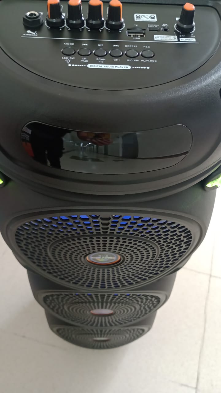 🔊 Parlante Torre Bluetooth Recargable CH-8886 – 8” 20W x 3