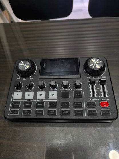 🧨🎙️🎧 Tarjeta de Sonido Profesional LIVE F668 🎛️🔊 con Pantalla Digital | Para Streaming, Karaoke y Grabación | $250.000 🚚 Envío GRATIS | Contraentrega