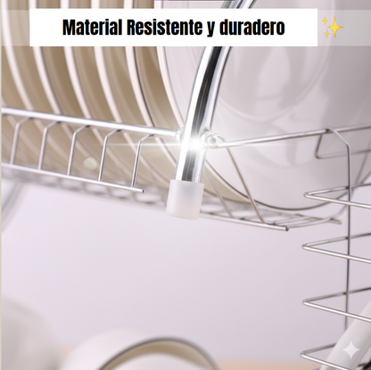 🦢 ELEGANTE ESCURRIDOR DE LOZA TIPO "CISNE"