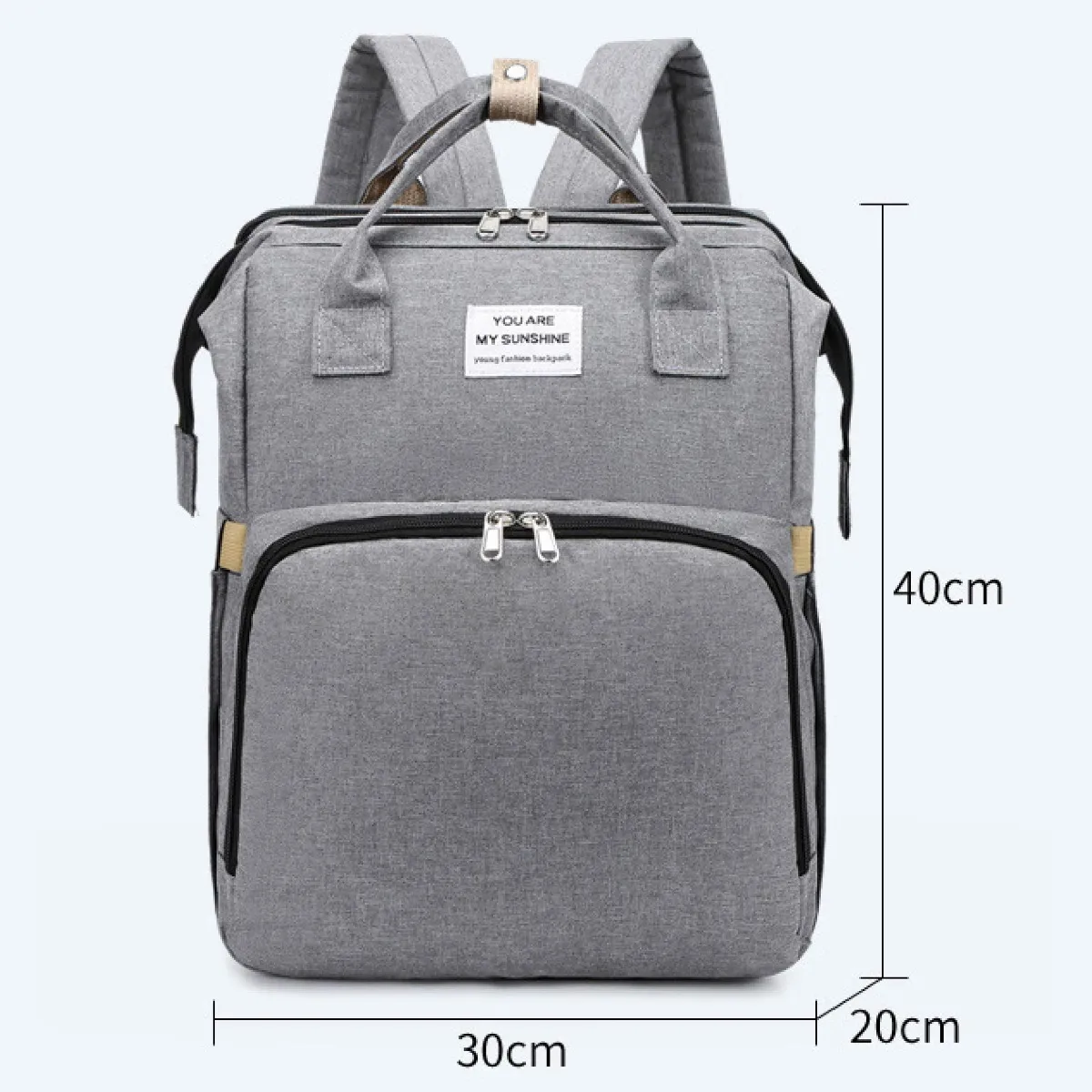 🍼 Pañalera 3 en 1 con Cuna Portátil