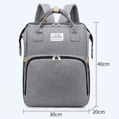 🍼 Pañalera 3 en 1 con Cuna Portátil