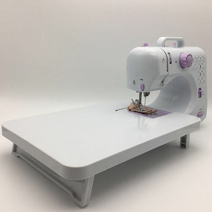 🧵 MINI MÁQUINA DE COSER PORTÁTIL CON MESA