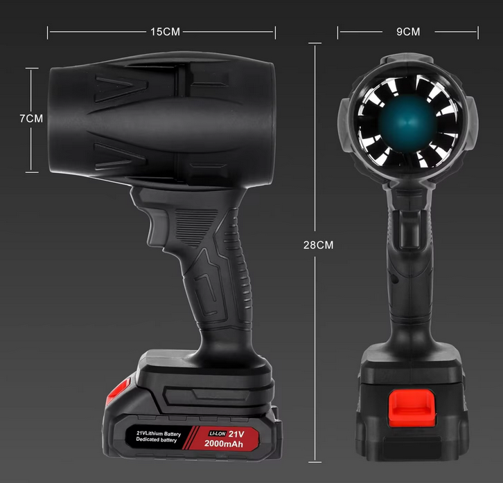 SOPLADOR INALÁMBRICO CON 2 BATERÍAS DE 48V