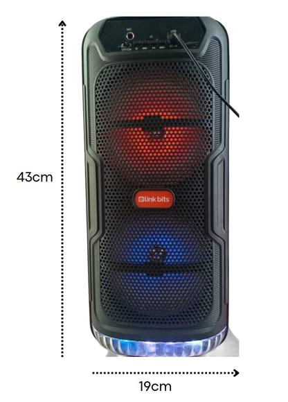 🔊 PARLANTE CABINA DOBLE BOCINA DE 6.5"
